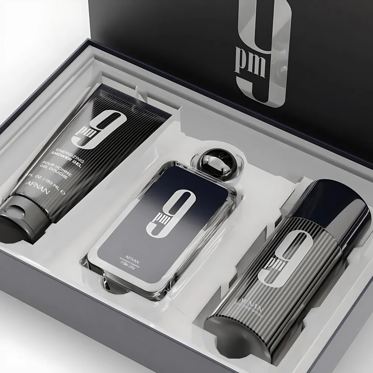Afnan 9PM - EDP 100 ml + sprchový gel 150 ml + deodorant 150 ml